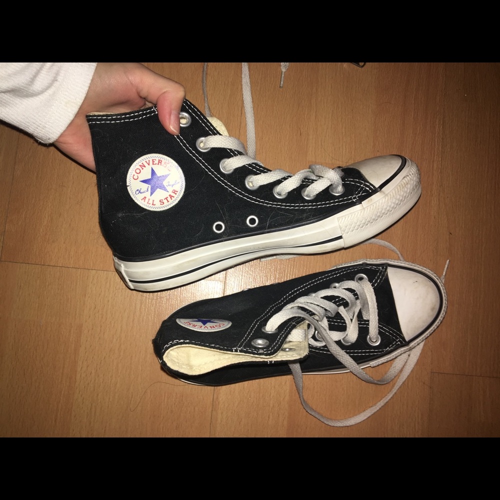 Black Hightop Converse